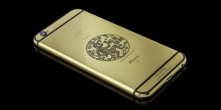 iphone 6s cu aur de 24 karate